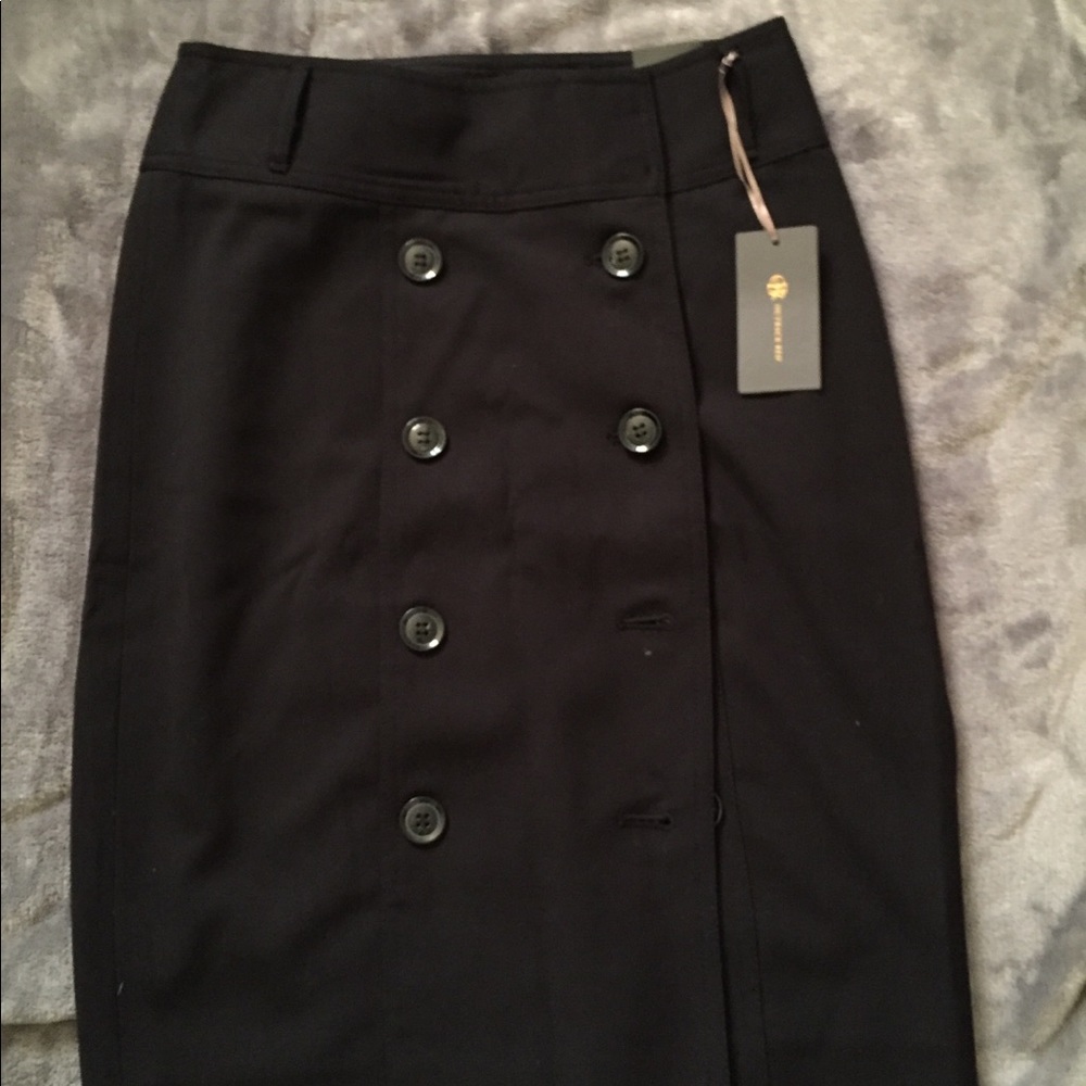NWT black pencil skirt